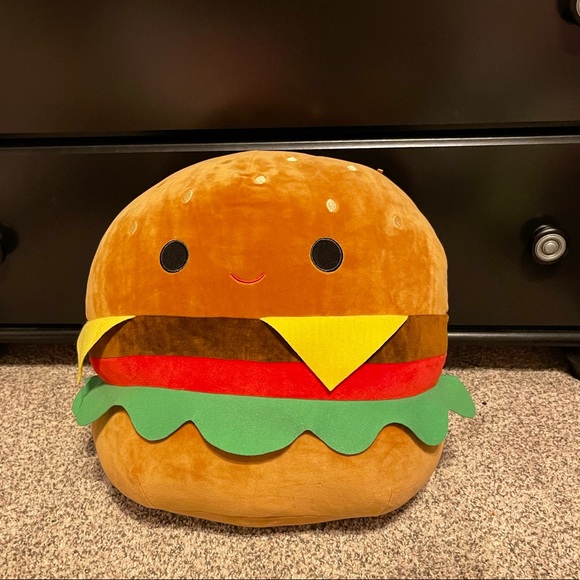 Squishmallows Toys Nwot Carl The Cheeseburger Squishmallow 6 Poshmark
